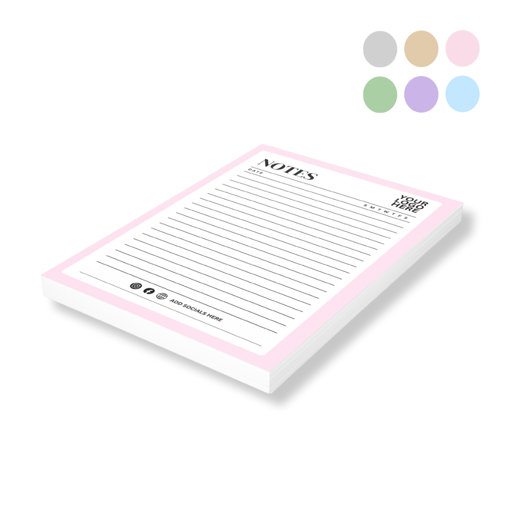 Customised/Branded LOGO Notepad - A5 or A4