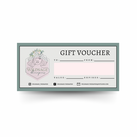 Single Sided Gift Vouchers - Designed & Printed