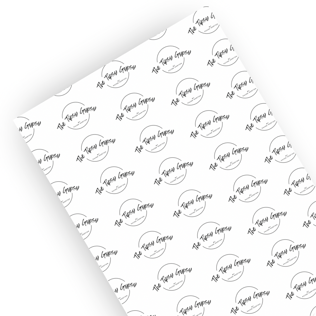 Customised vellum packaging sheets - A4 or A3