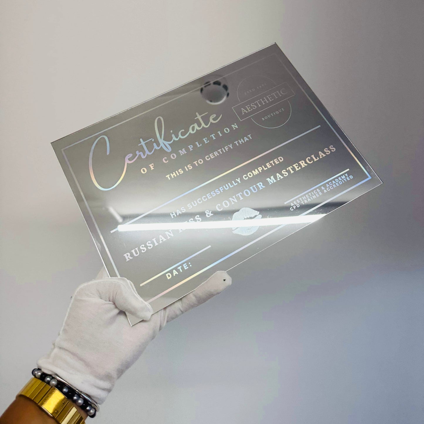 Engraved Acrylic Certificates