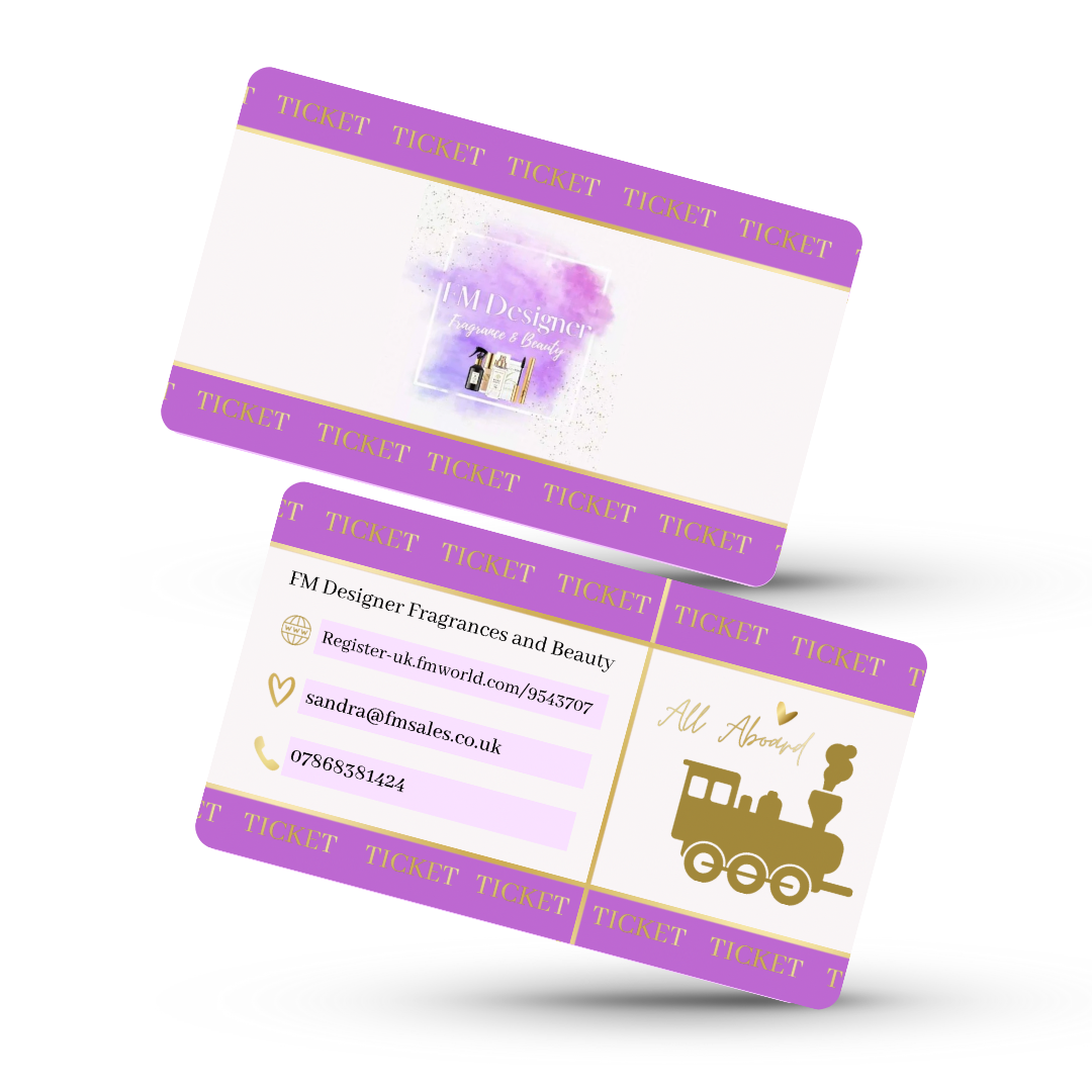 Ticket Style Business Card - Design & Printing